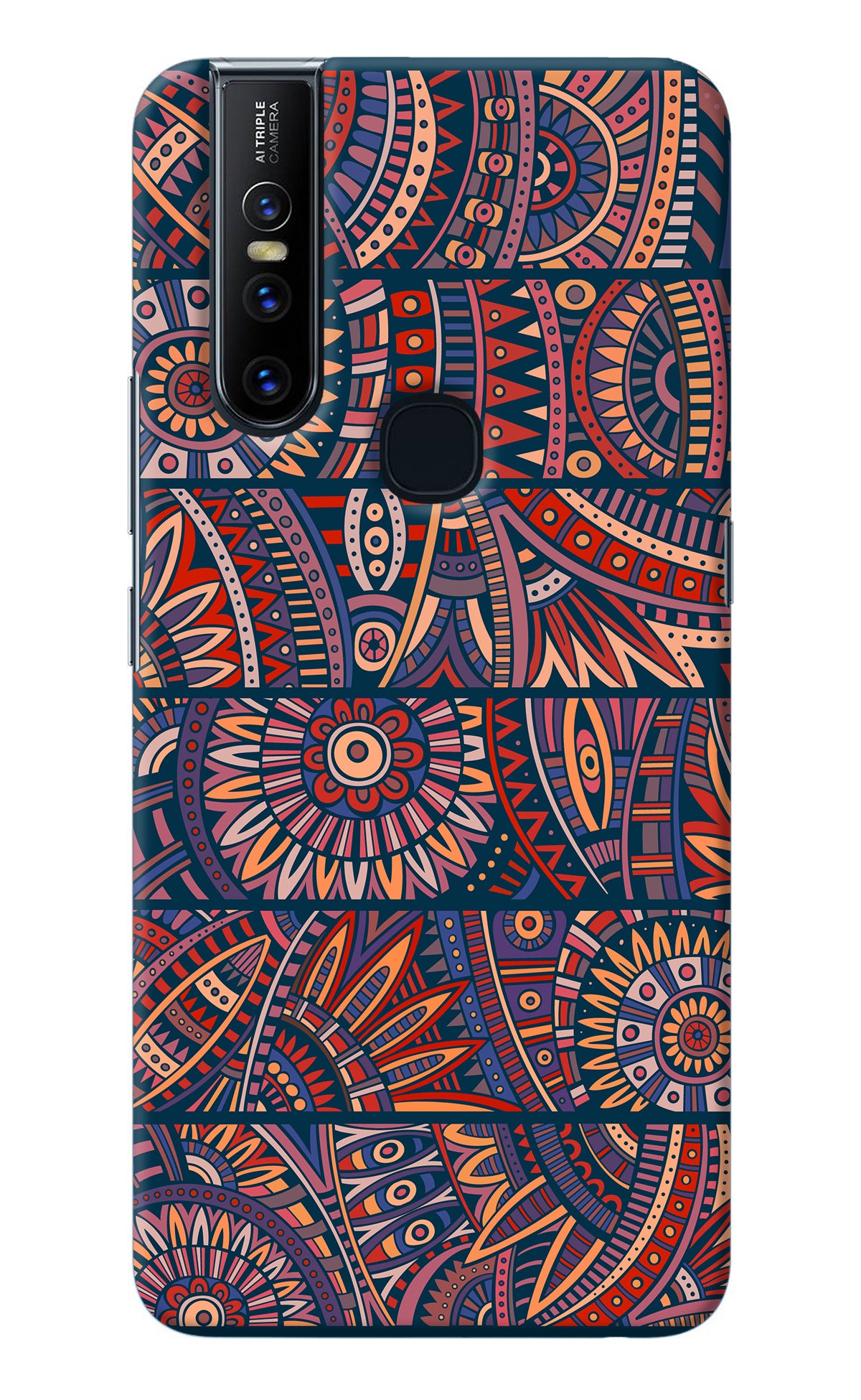 African Culture Design Vivo V15 Back Cover