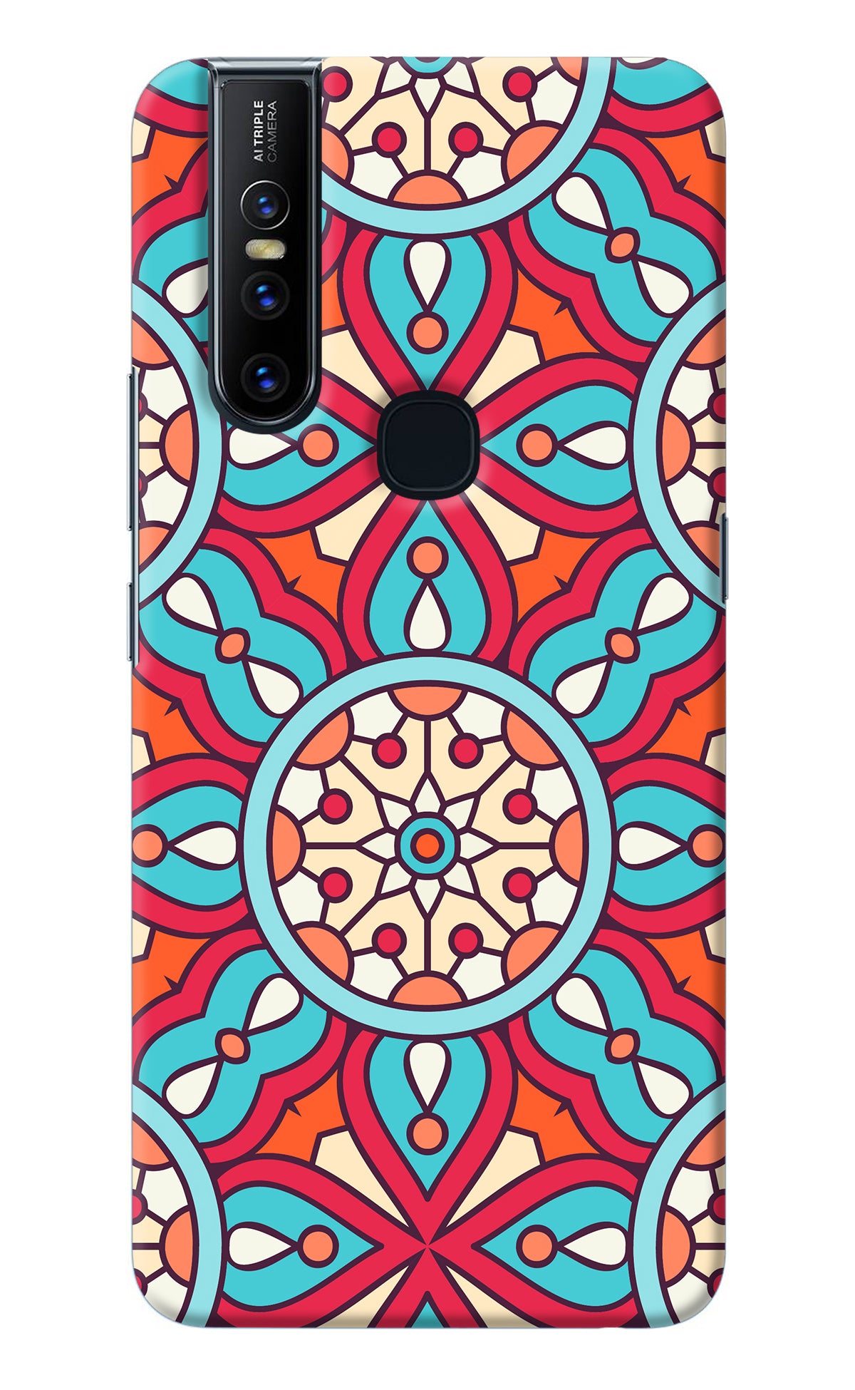 Mandala Geometric Vivo V15 Back Cover