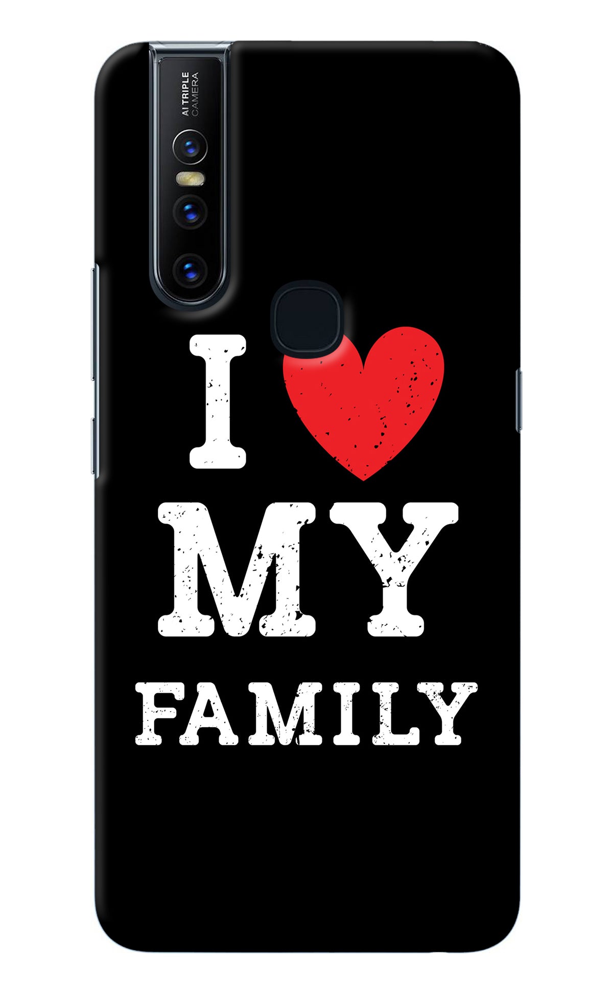 I Love My Family Vivo V15 Back Cover