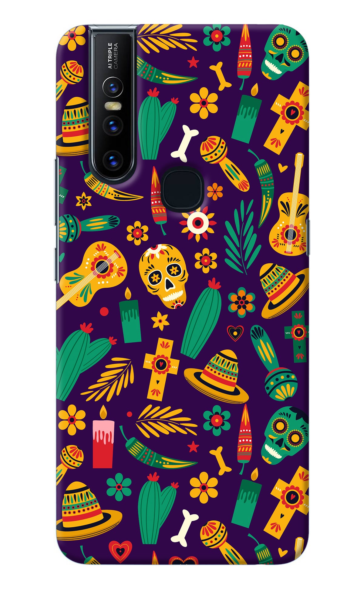 Mexican Artwork Vivo V15 Back Cover