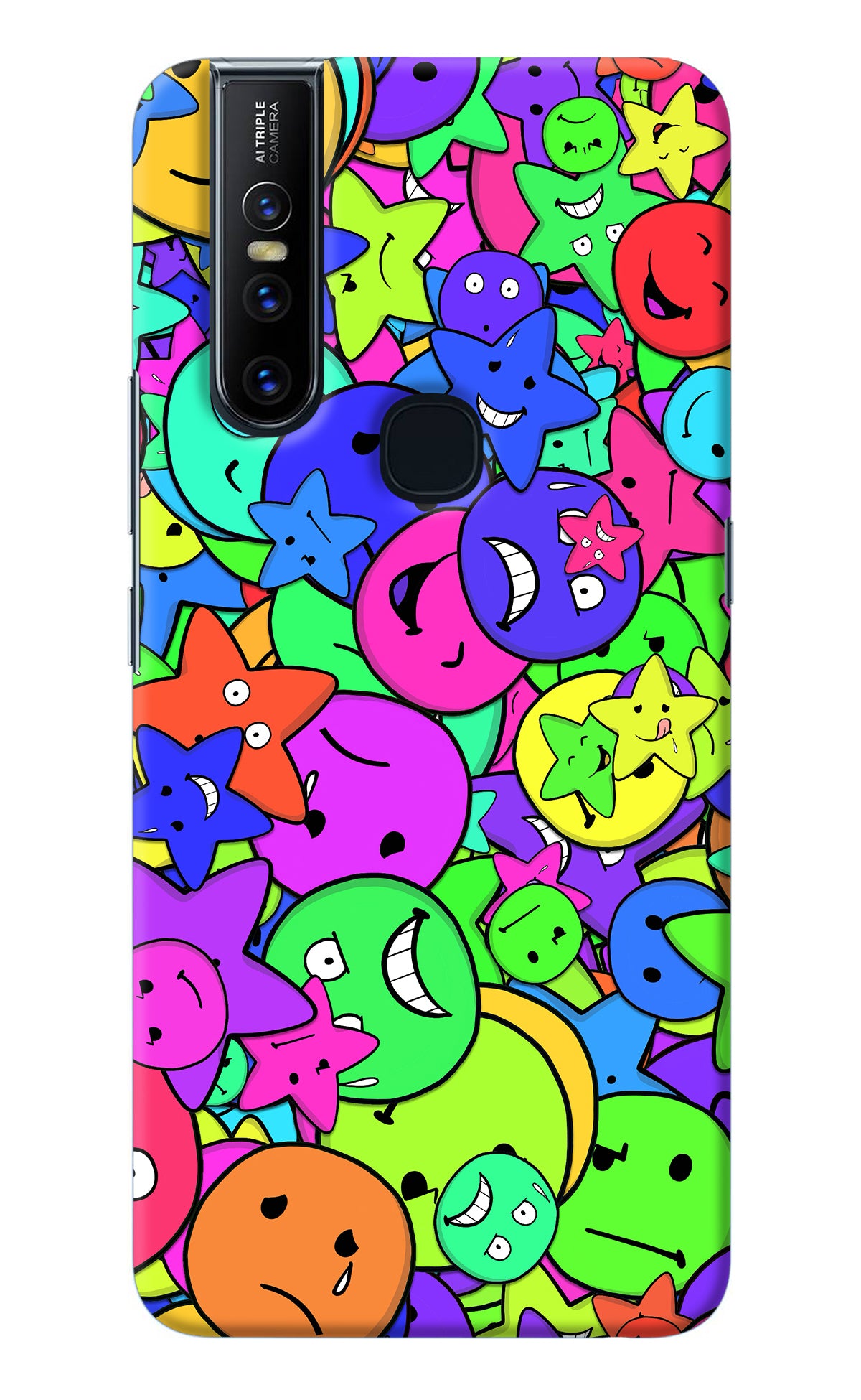 Fun Doodle Vivo V15 Back Cover