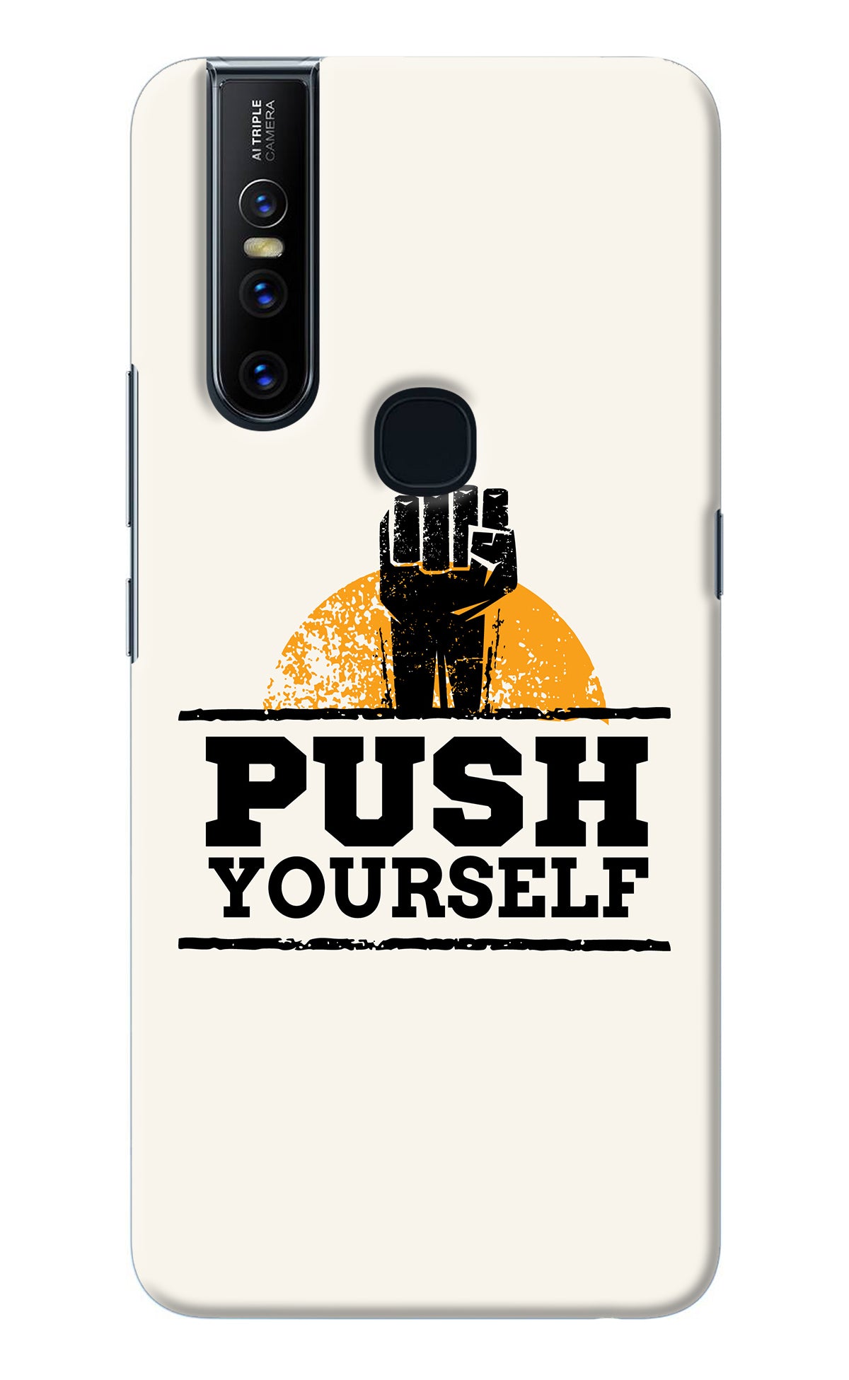 Push Yourself Vivo V15 Back Cover
