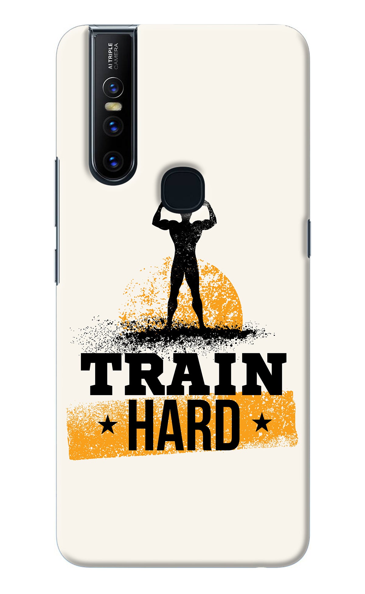 Train Hard Vivo V15 Back Cover