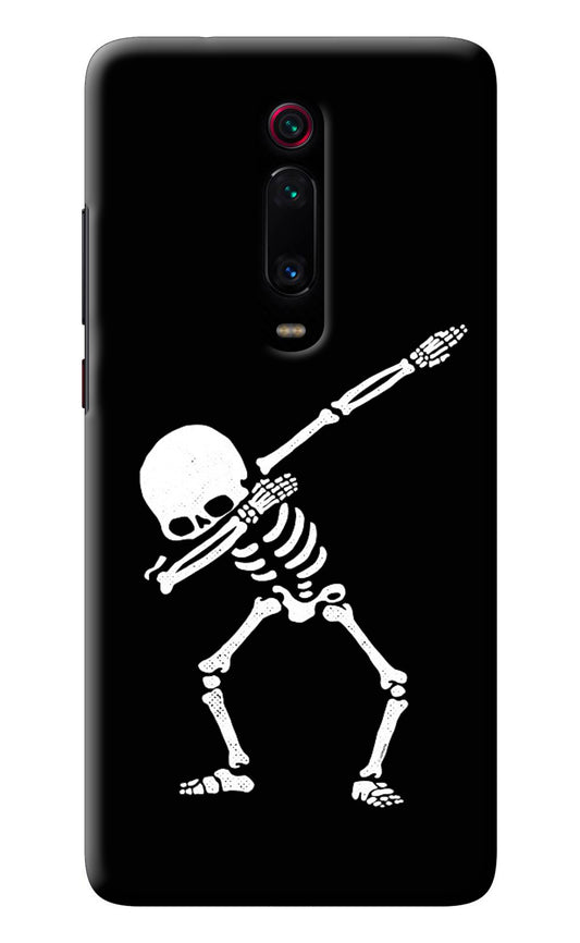 Dabbing Skeleton Art Redmi K20/K20 Pro Back Cover