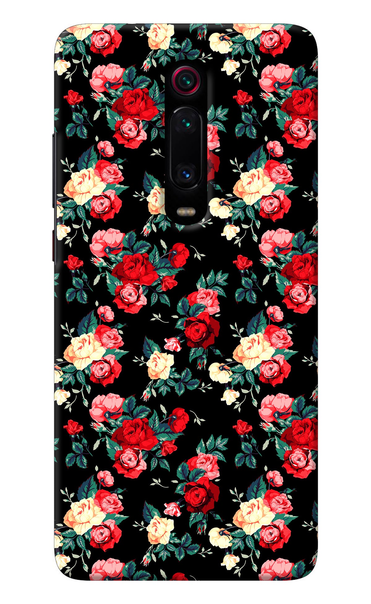 Rose Pattern Redmi K20/K20 Pro Back Cover