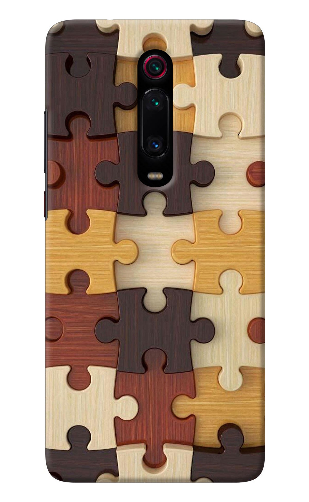 Wooden Puzzle Redmi K20/K20 Pro Back Cover