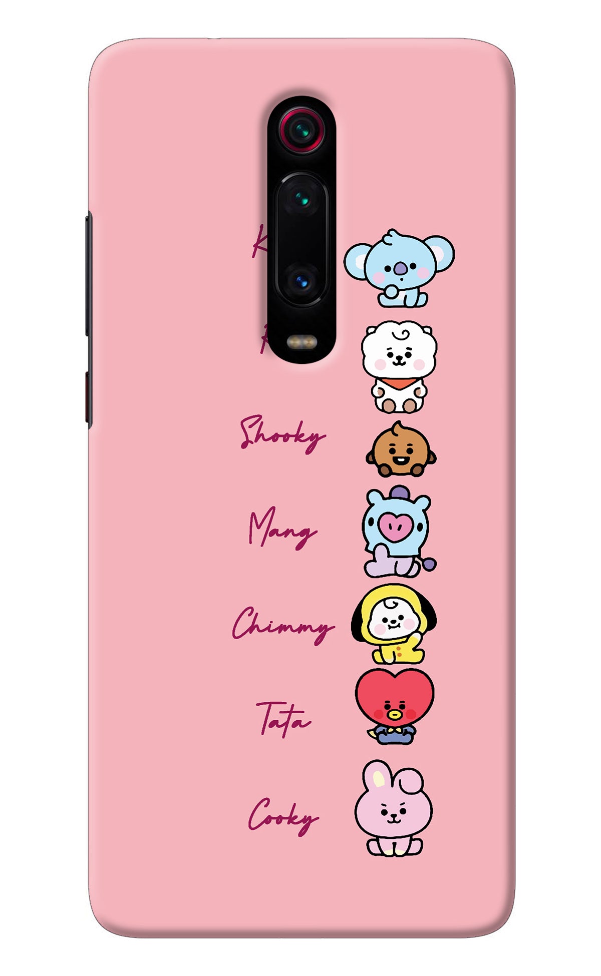 BTS names Redmi K20/K20 Pro Back Cover