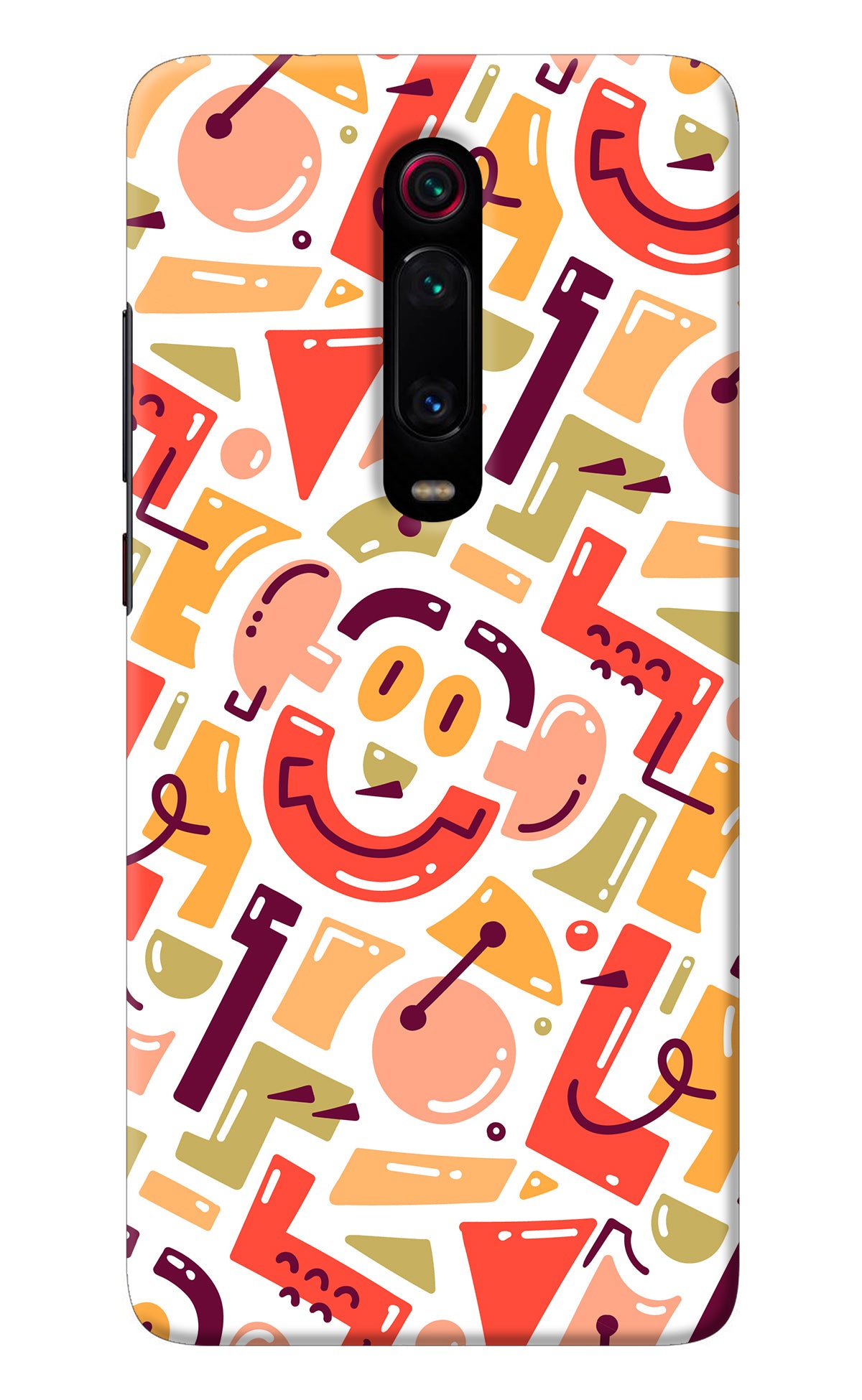 Doodle Pattern Redmi K20/K20 Pro Back Cover