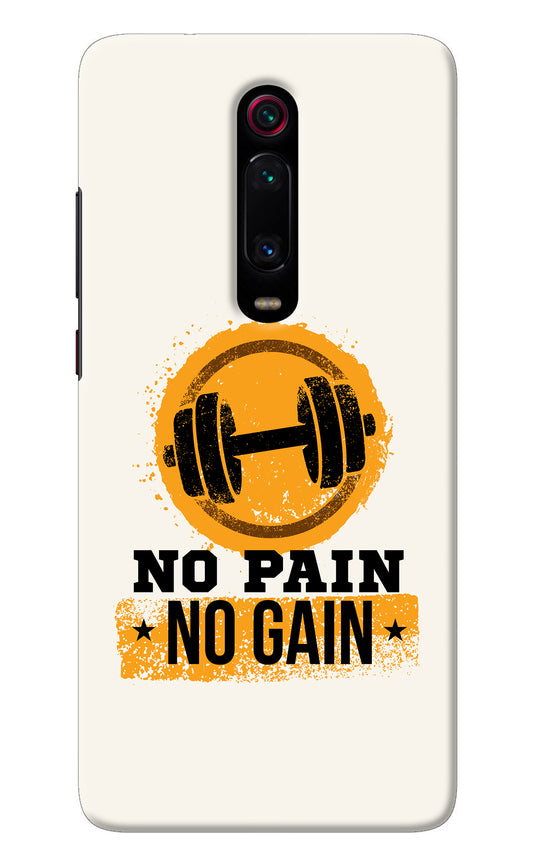 No Pain No Gain Redmi K20/K20 Pro Back Cover