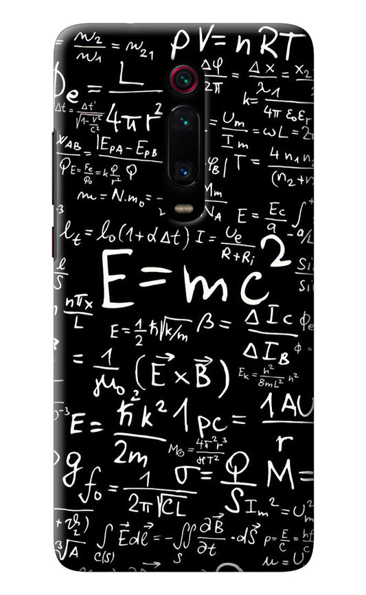 Physics Albert Einstein Formula Redmi K20 Pro Back Cover