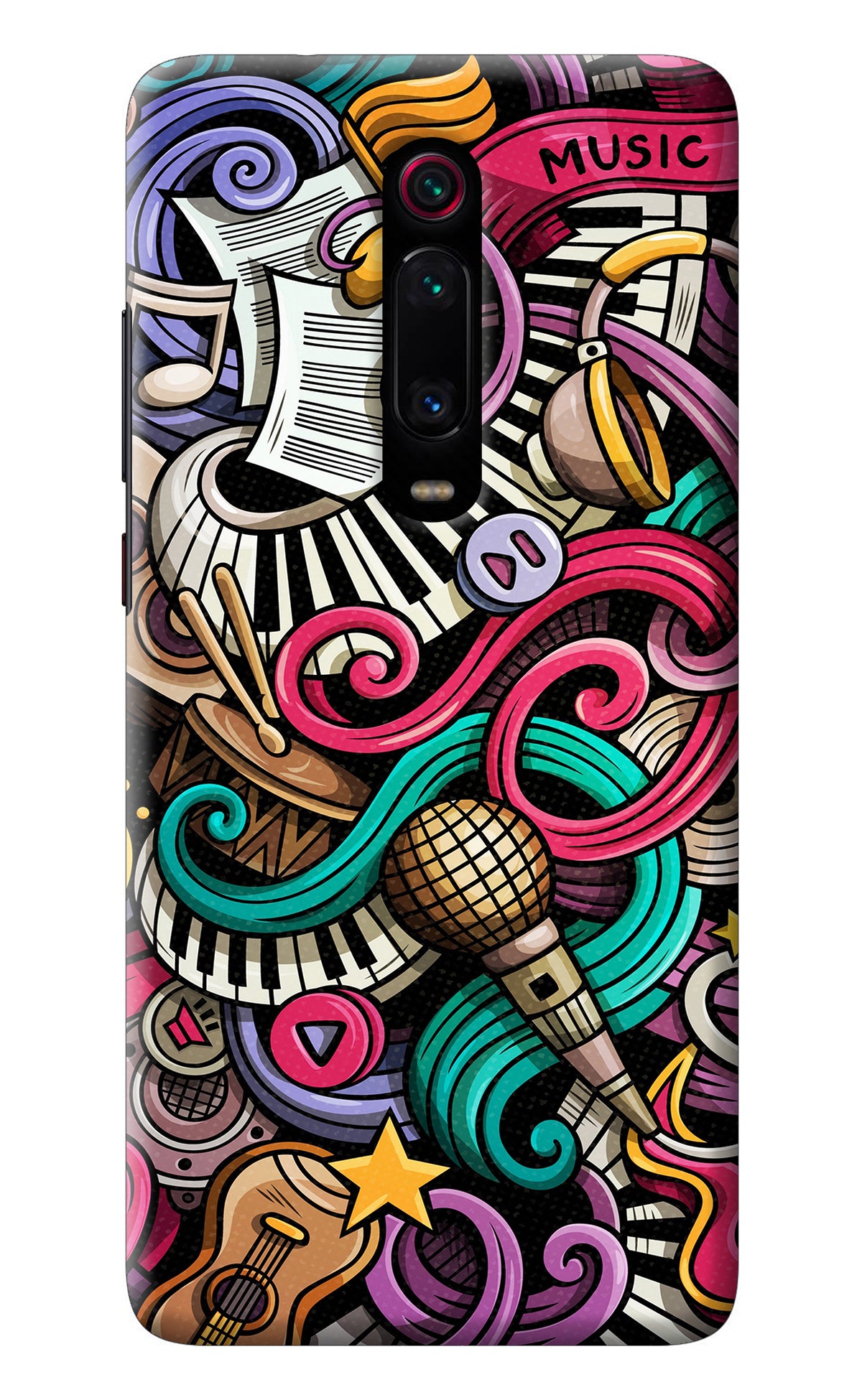 Music Abstract Redmi K20 Pro Back Cover