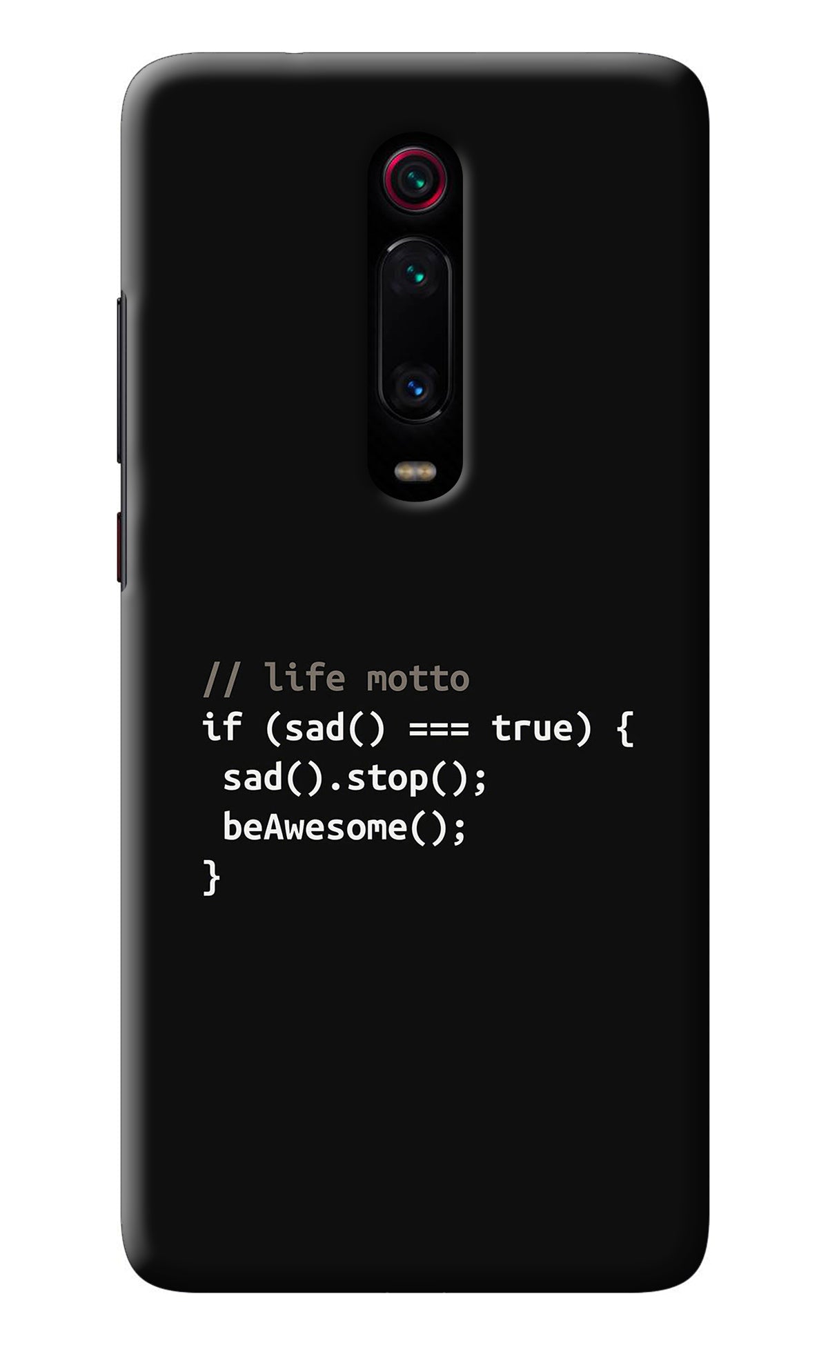 Life Motto Code Redmi K20 Pro Back Cover