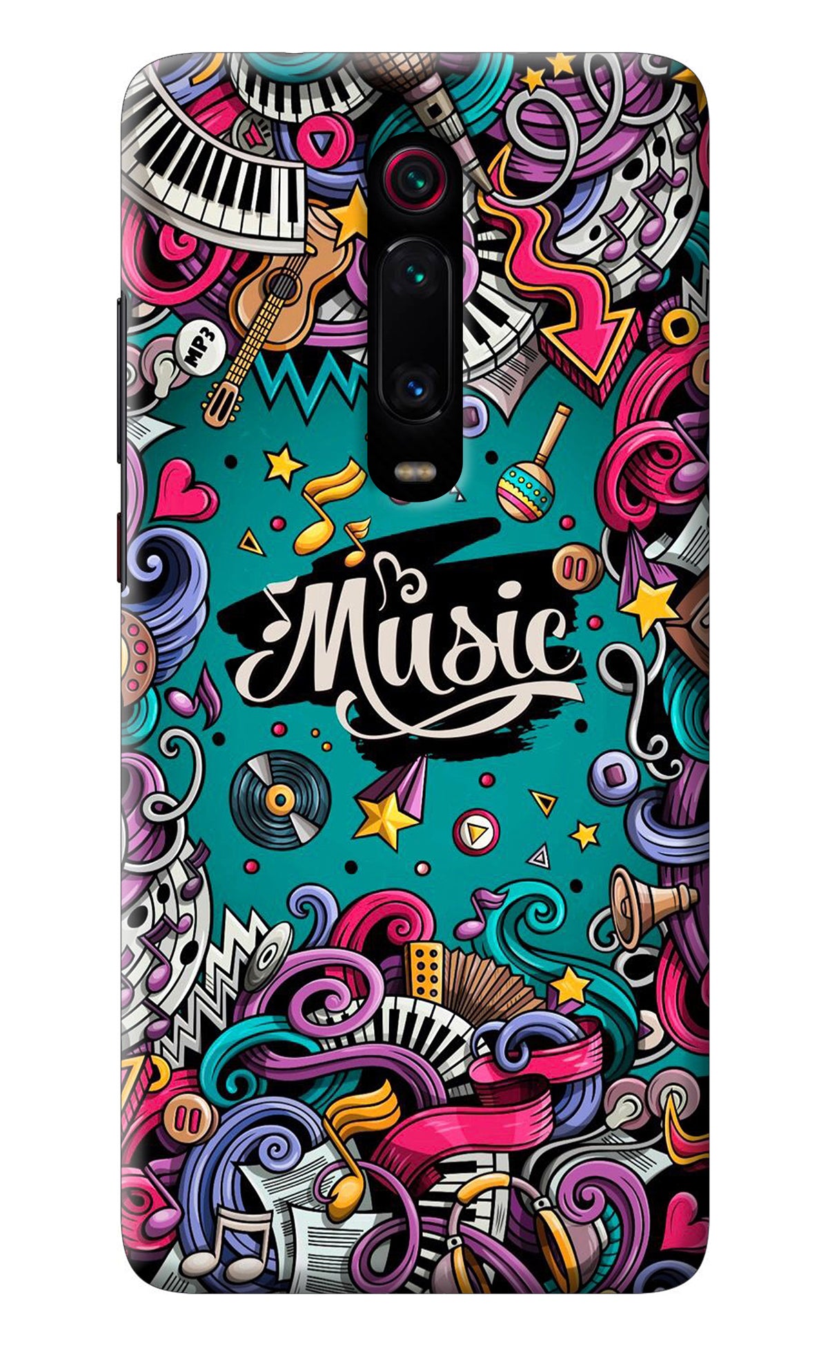 Music Graffiti Redmi K20 Pro Back Cover