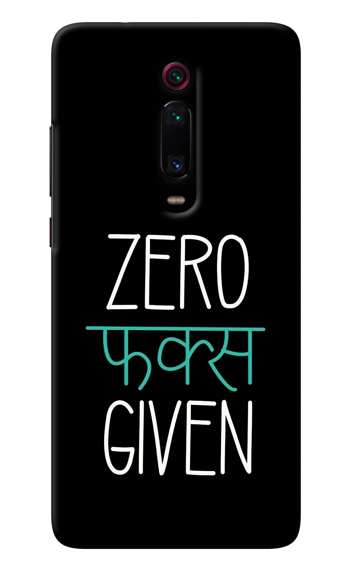 Zero Fucks Given Redmi K20 Pro Back Cover