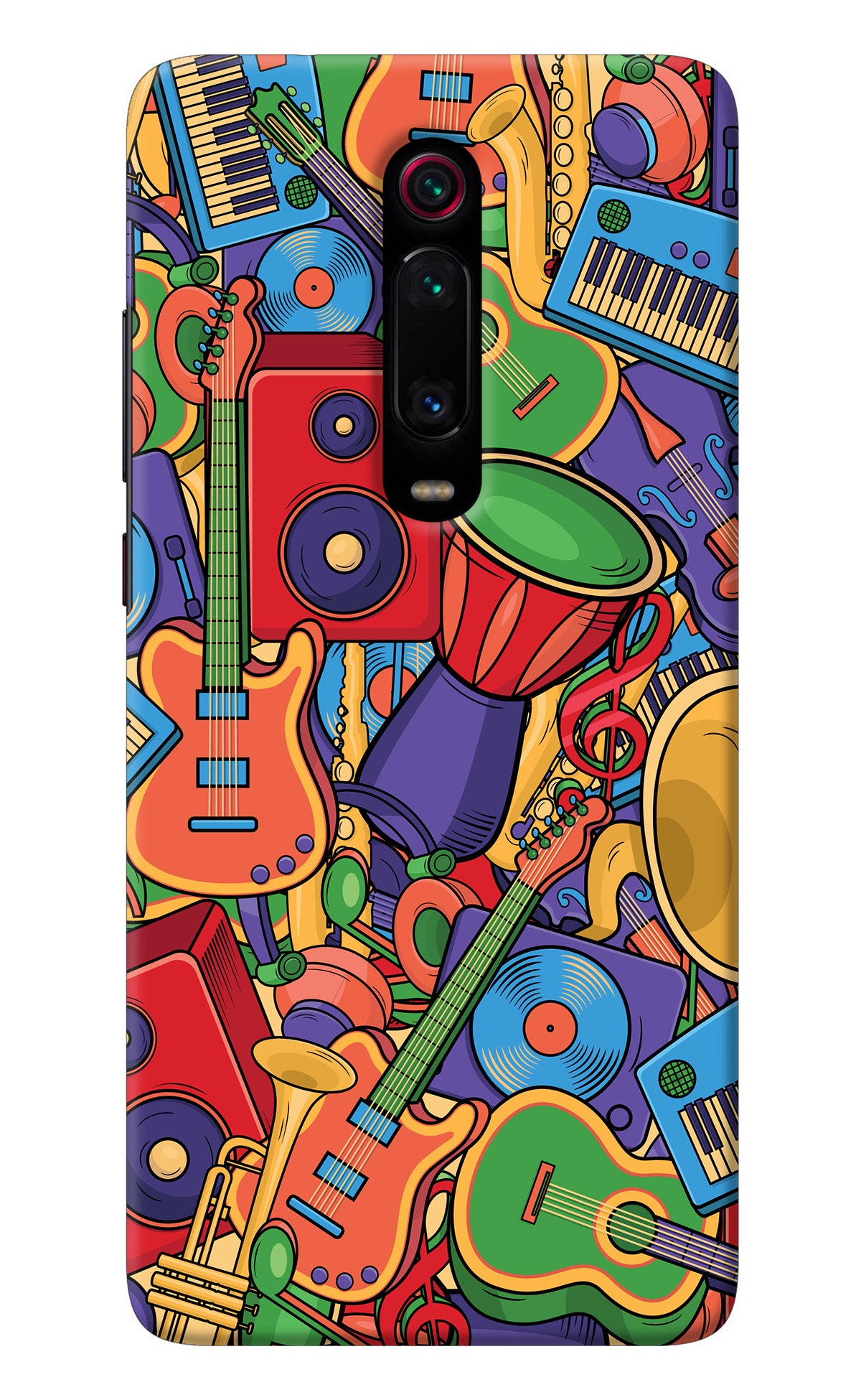 Music Instrument Doodle Redmi K20 Pro Back Cover