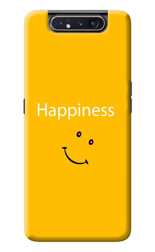 Happiness With Smiley Samsung A80 Back Cover