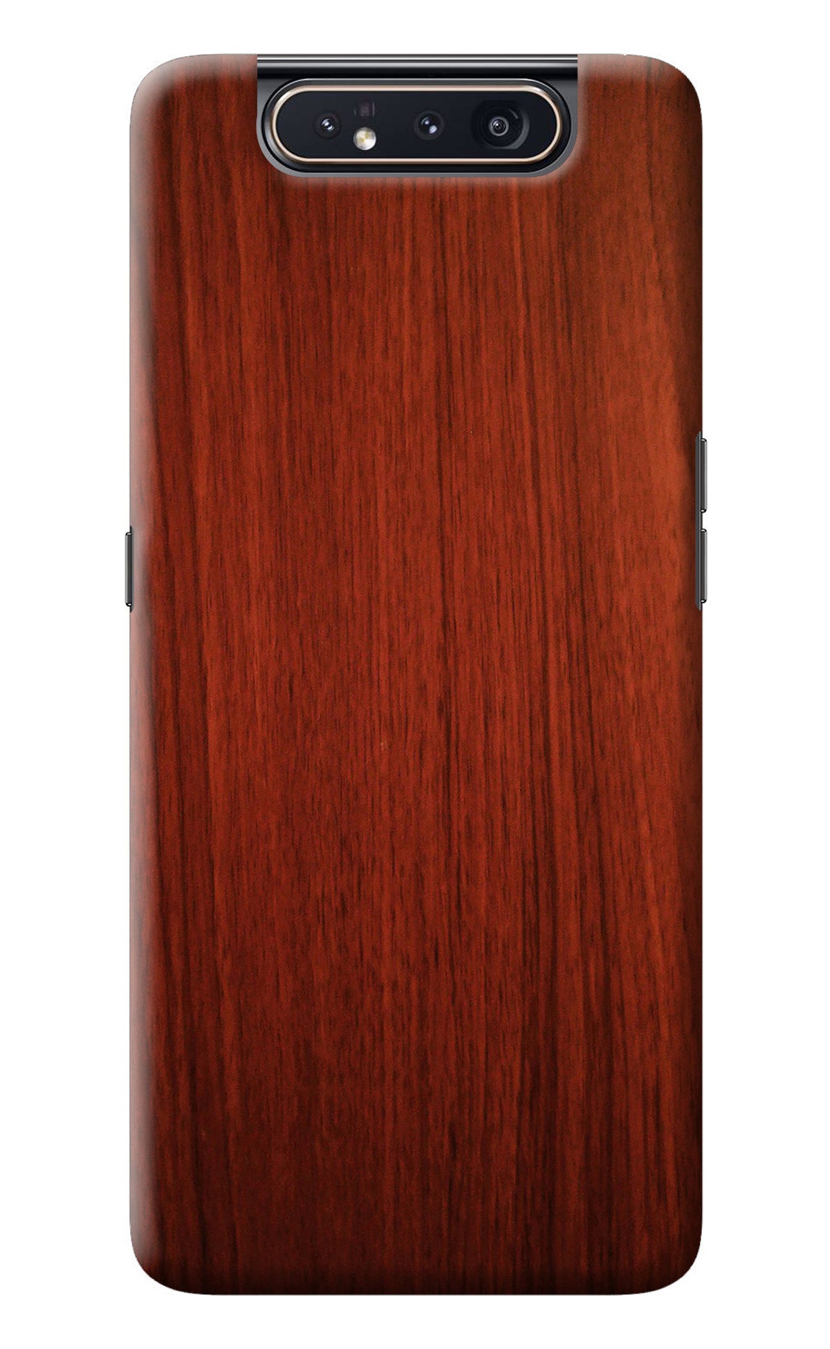 Wooden Plain Pattern Samsung A80 Back Cover