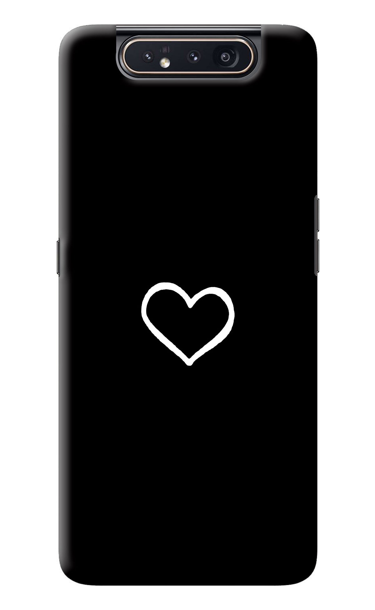 Heart Samsung A80 Back Cover