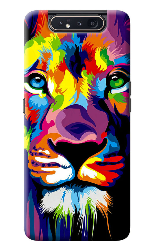 Lion Samsung A80 Back Cover