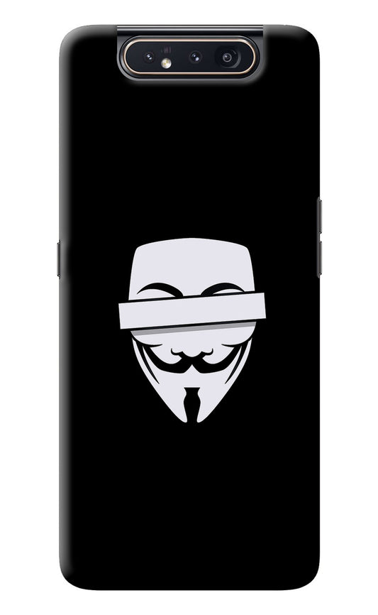 Anonymous Face Samsung A80 Back Cover