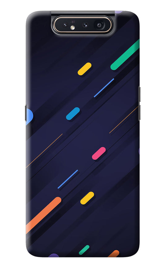 Abstract Design Samsung A80 Back Cover