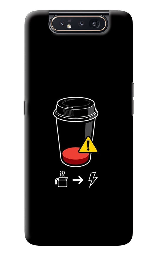Coffee Samsung A80 Back Cover