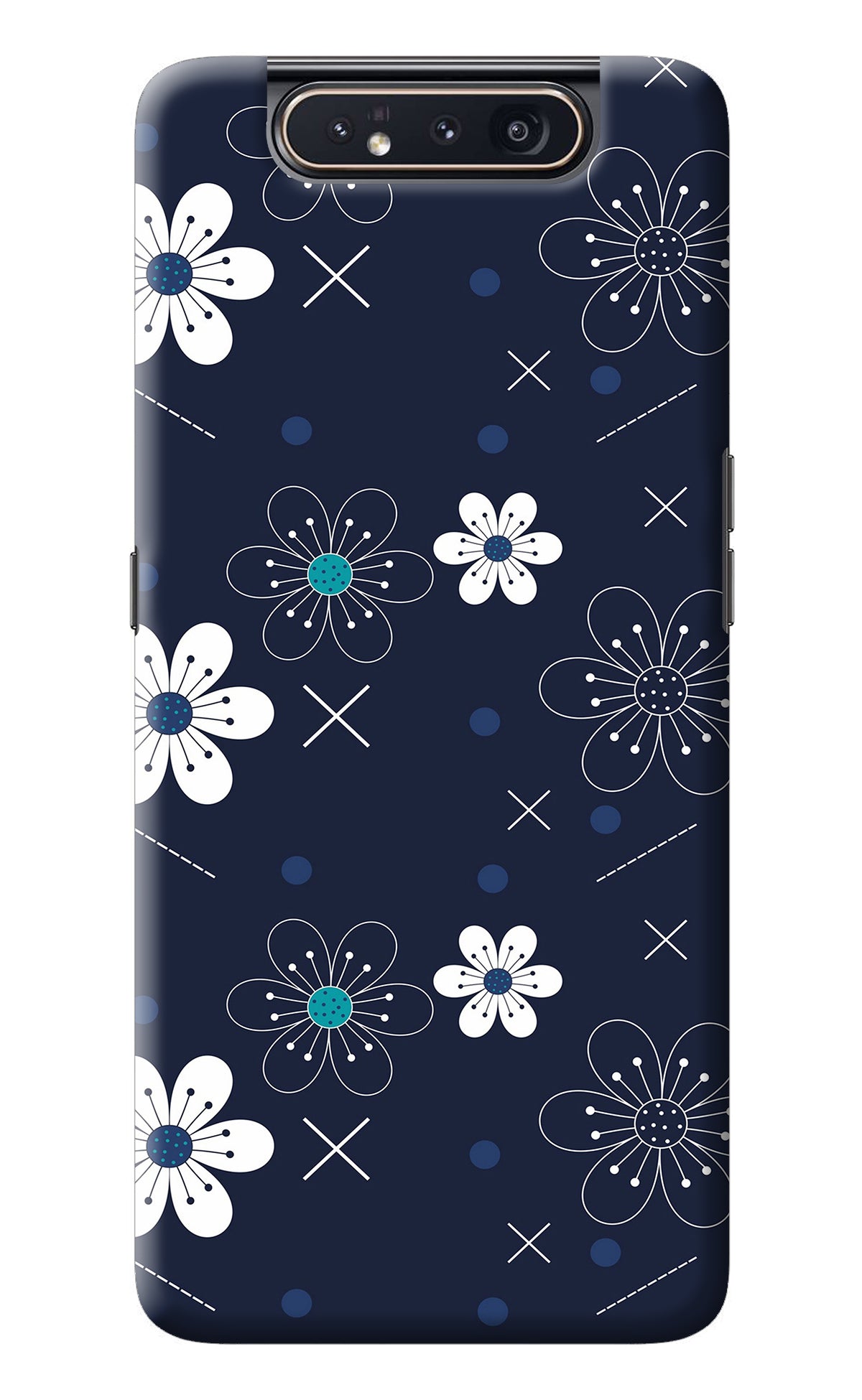 Flowers Samsung A80 Back Cover