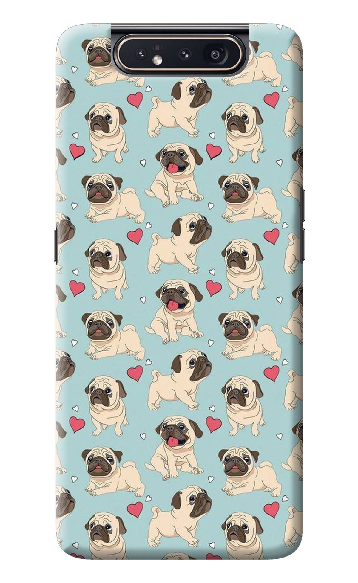 Pug Dog Samsung A80 Back Cover