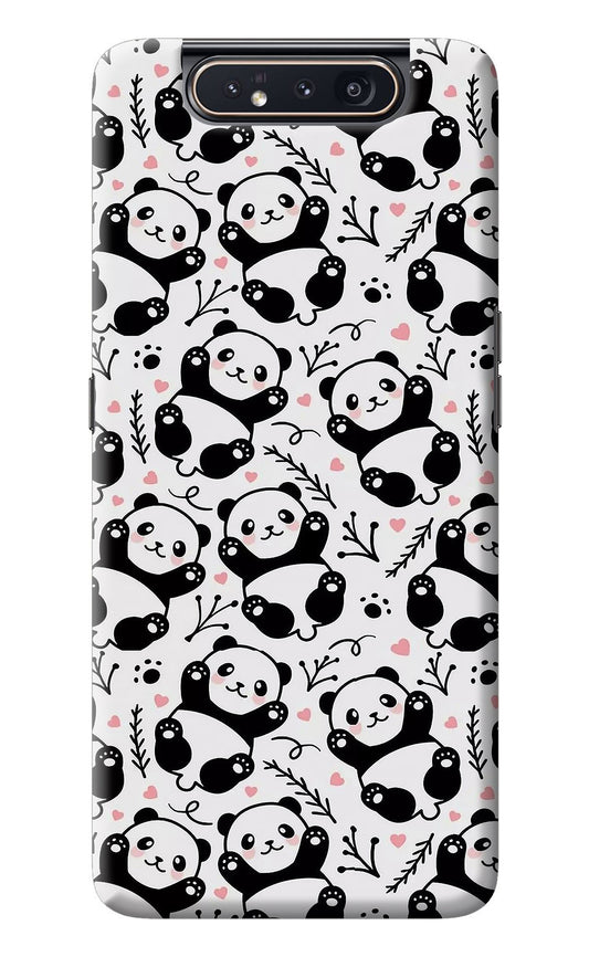 Cute Panda Samsung A80 Back Cover