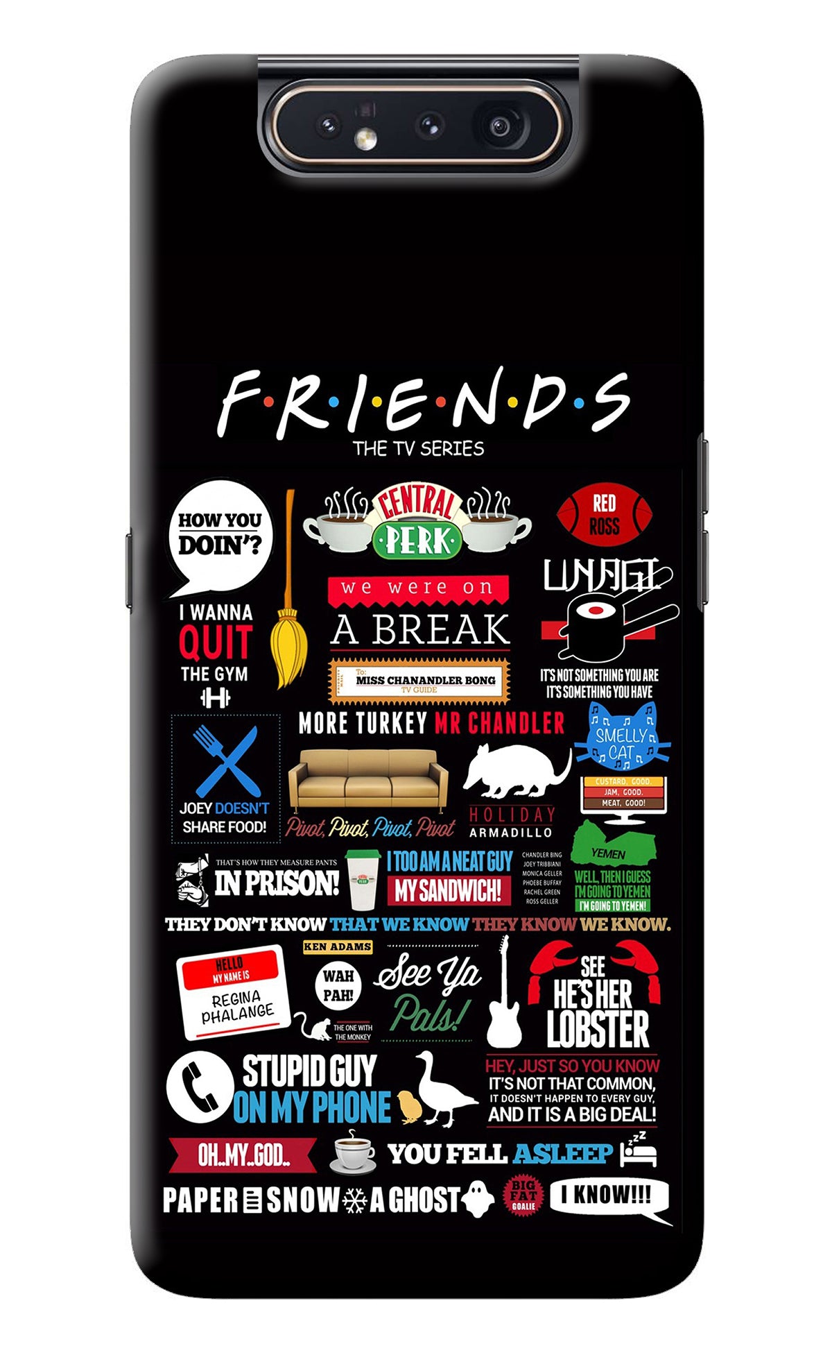 FRIENDS Samsung A80 Back Cover