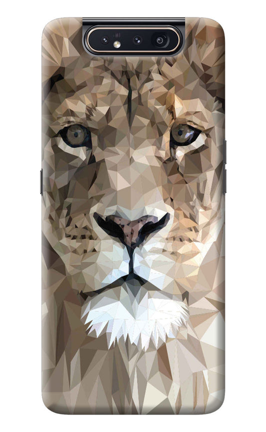 Lion Art Samsung A80 Back Cover