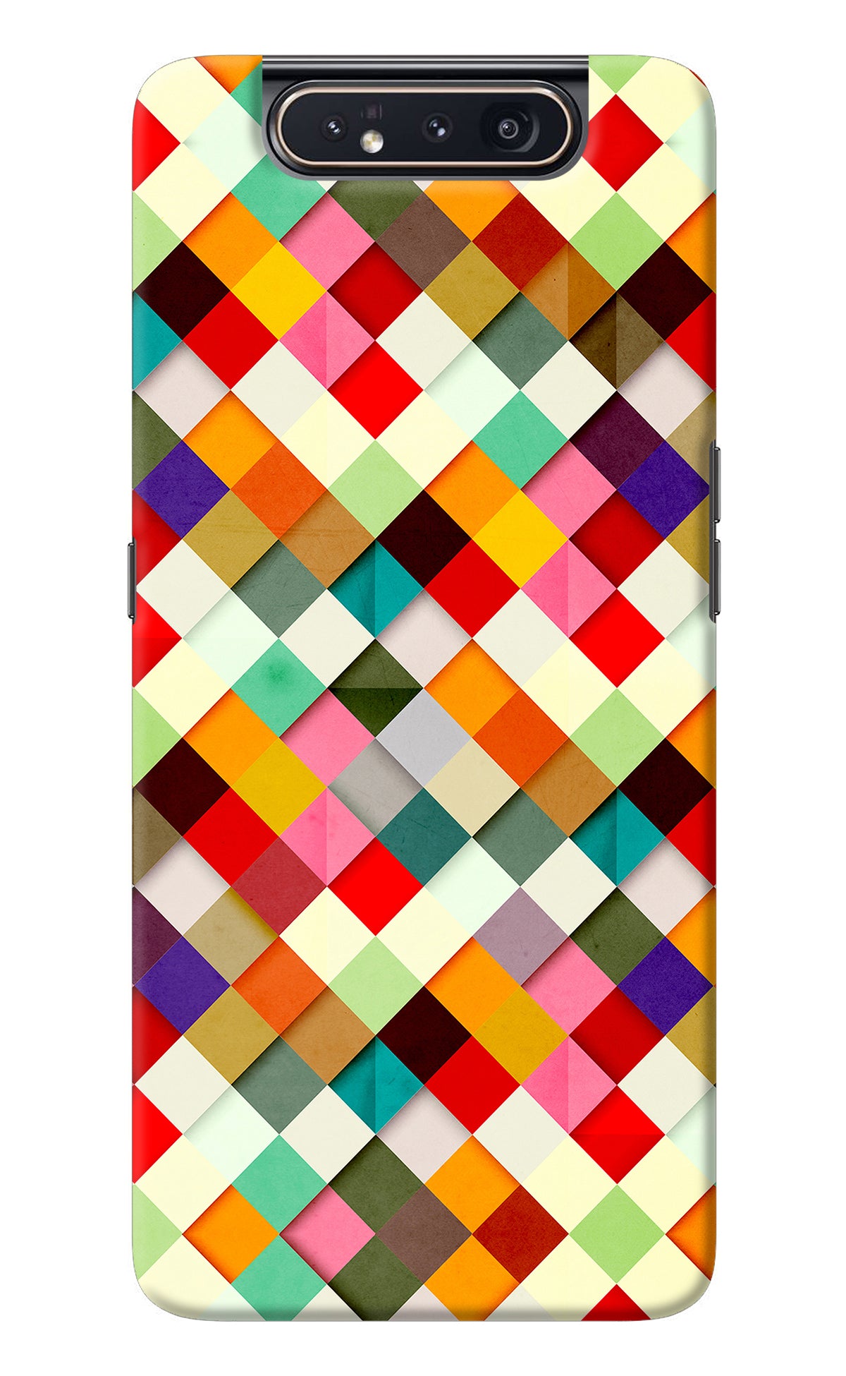 Geometric Abstract Colorful Samsung A80 Back Cover