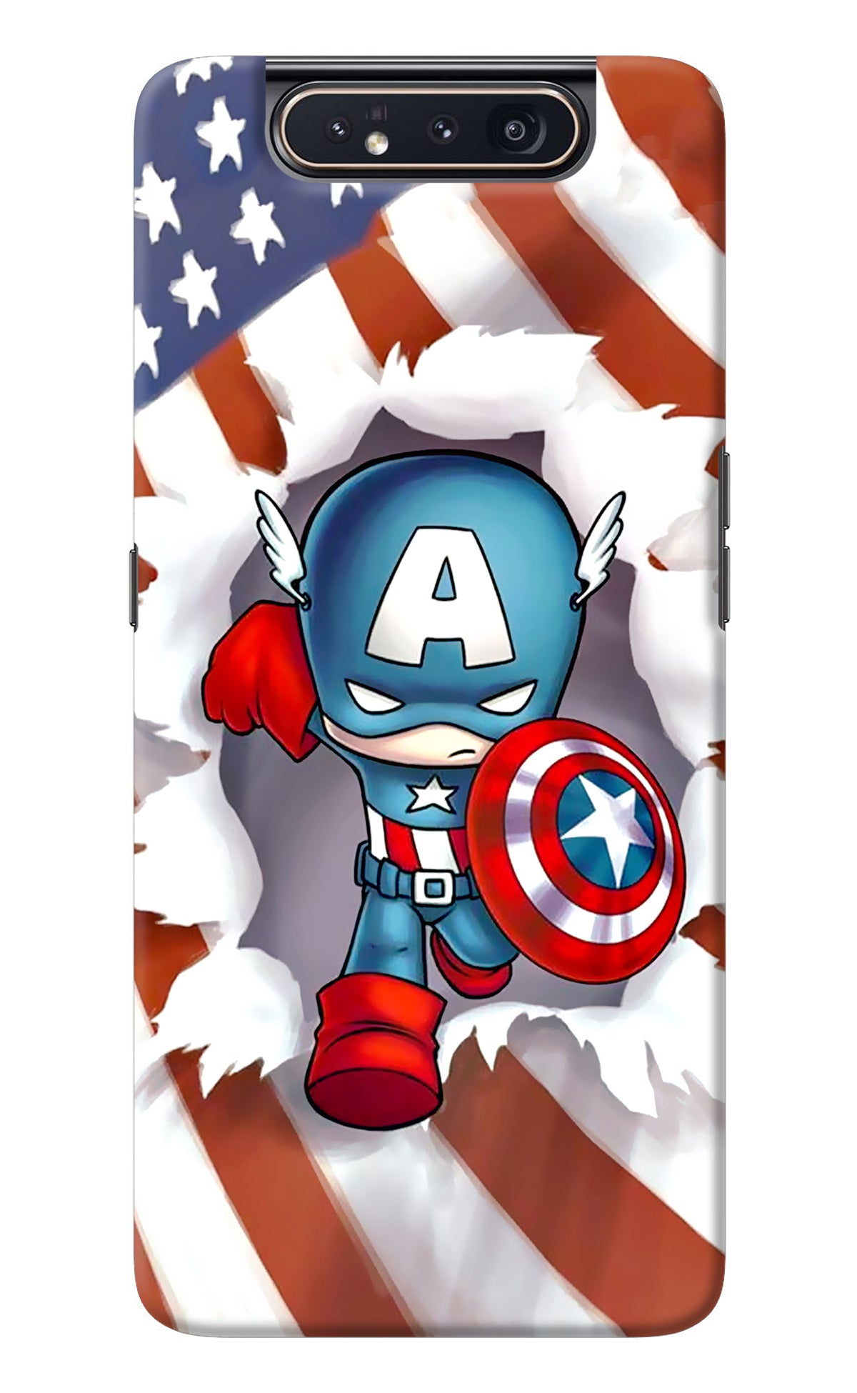 Captain America Samsung A80 Back Cover