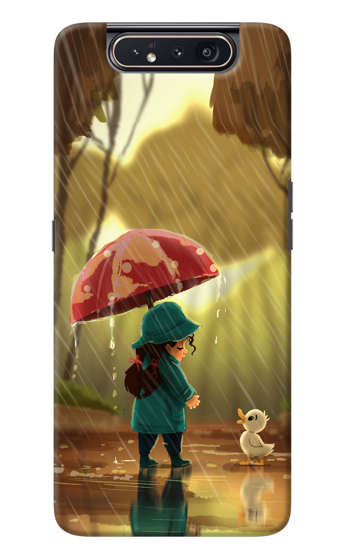 Rainy Day Samsung A80 Back Cover