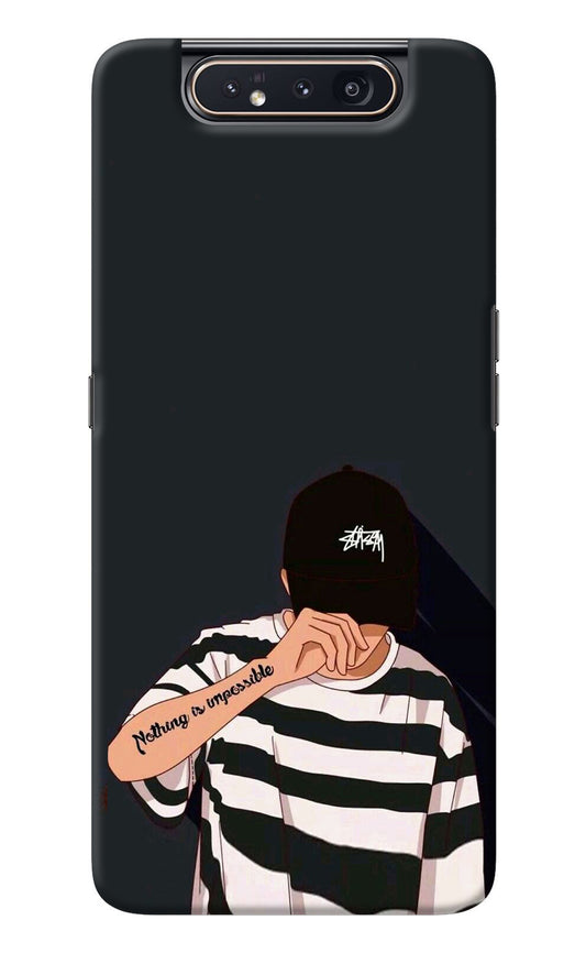 Aesthetic Boy Samsung A80 Back Cover