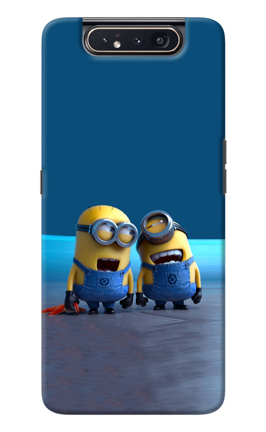 Minion Laughing Samsung A80 Back Cover