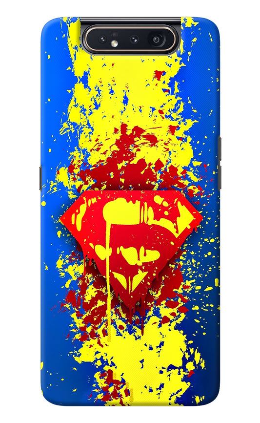 Superman logo Samsung A80 Back Cover