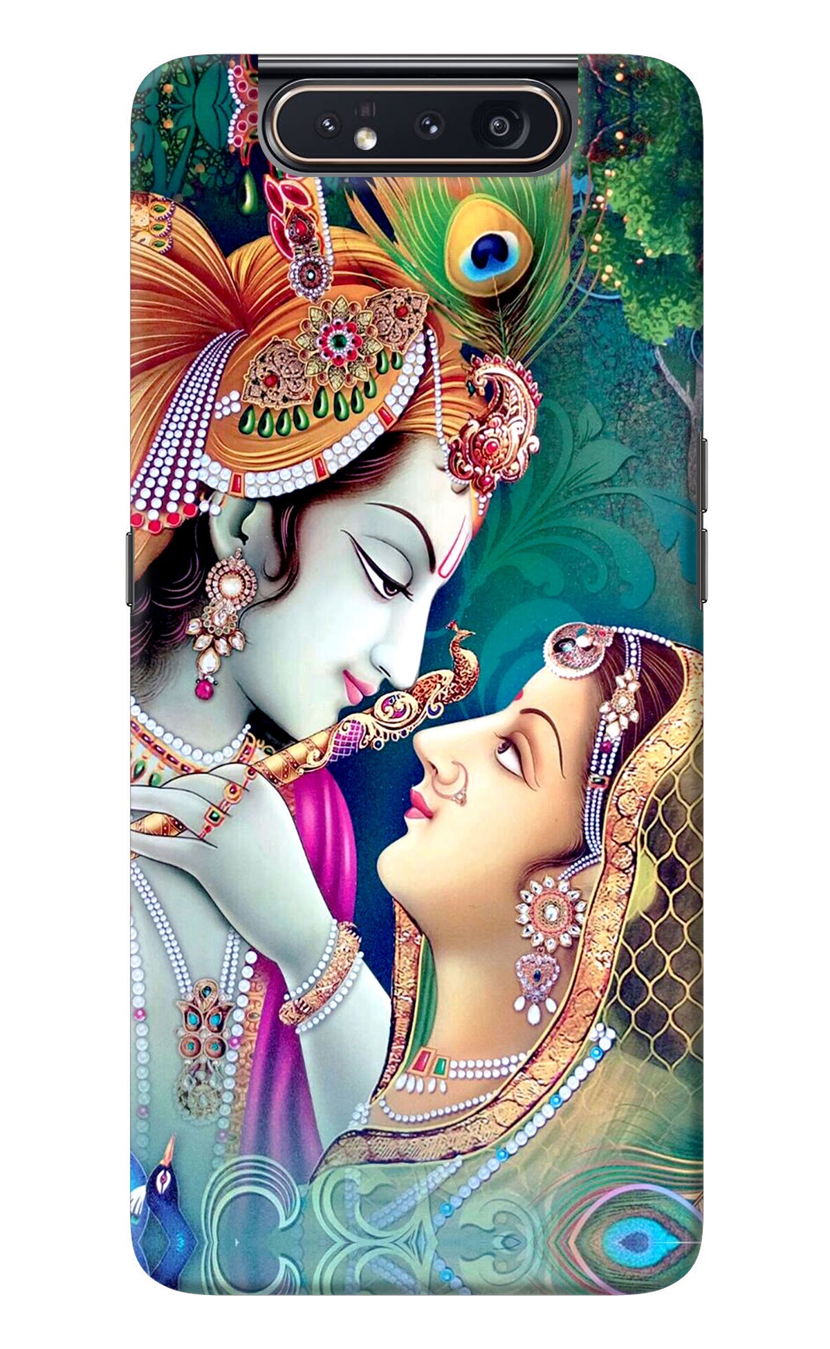 Lord Radha Krishna Samsung A80 Back Cover