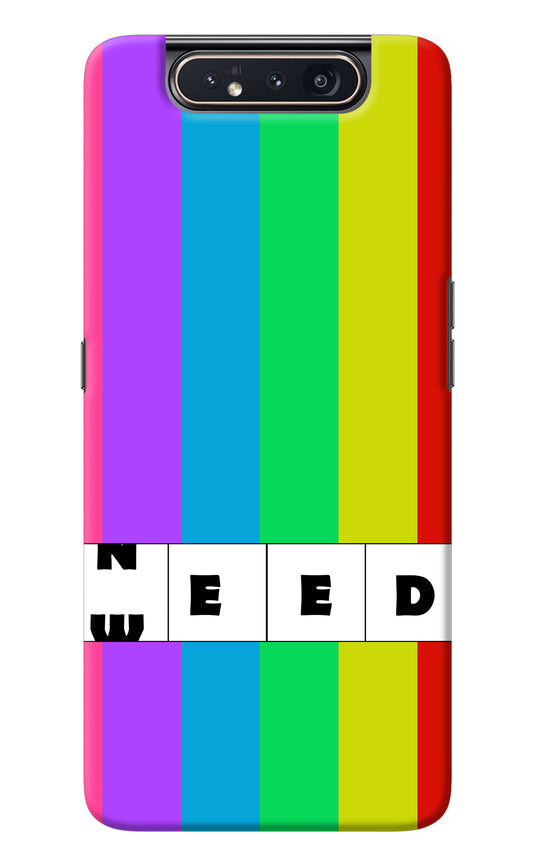 Need Weed Samsung A80 Back Cover