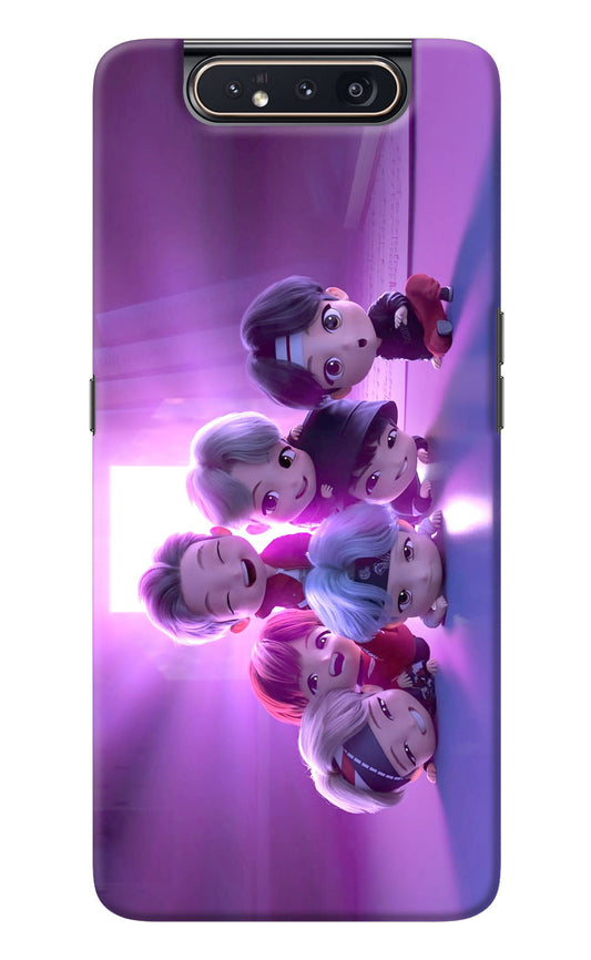 BTS Chibi Samsung A80 Back Cover