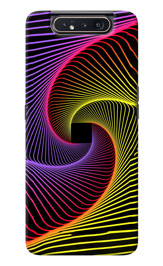 Colorful Strings Samsung A80 Back Cover