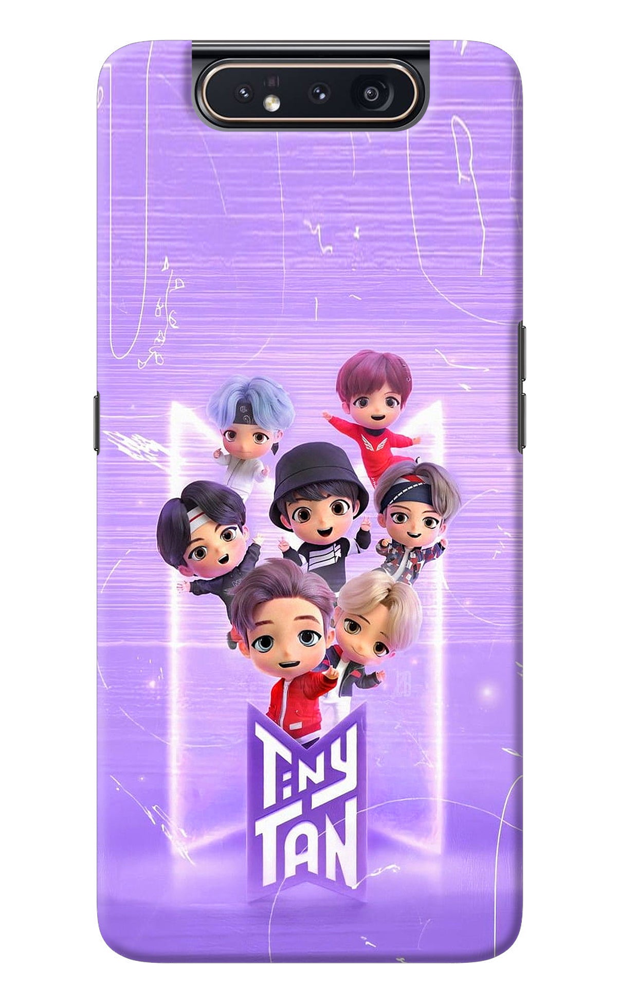 BTS Tiny Tan Samsung A80 Back Cover