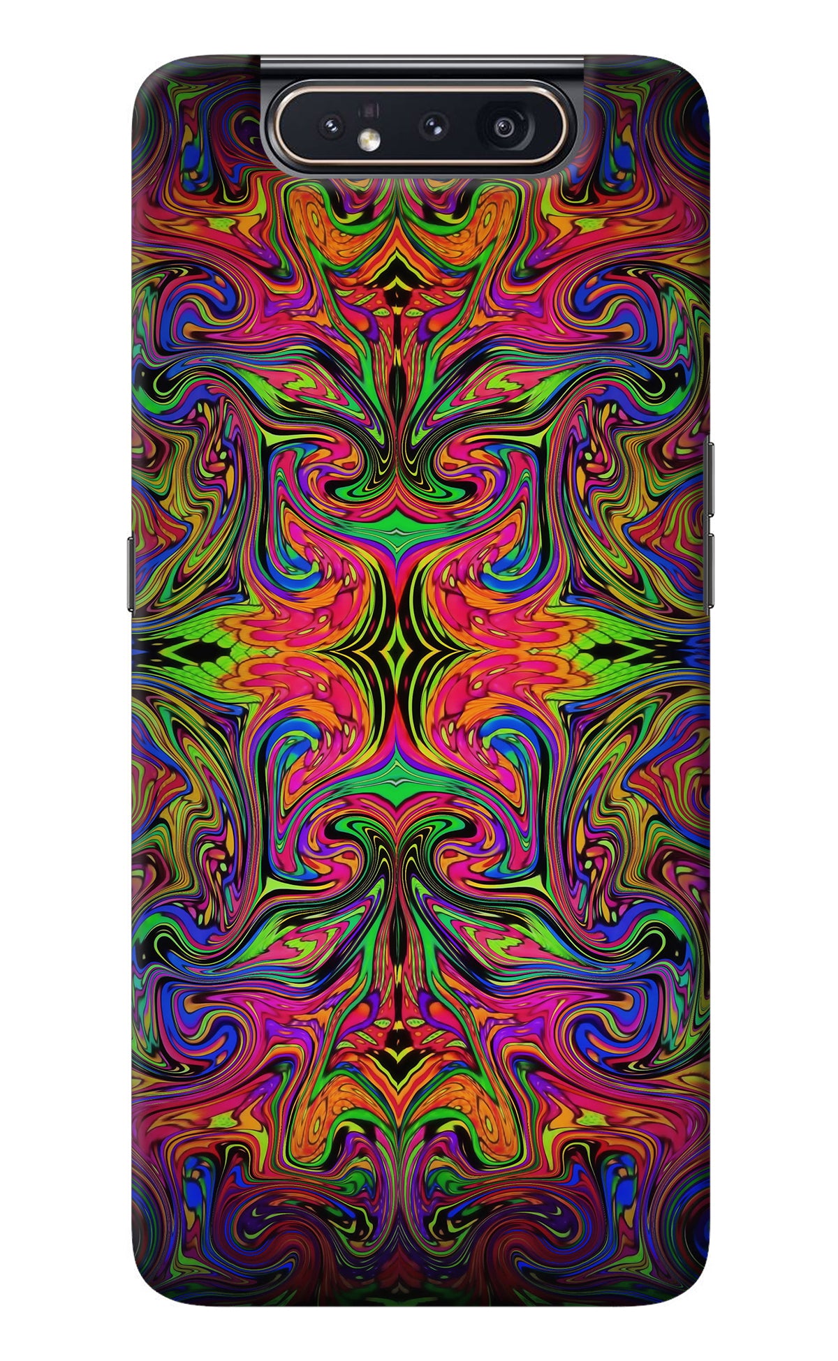 Psychedelic Art Samsung A80 Back Cover