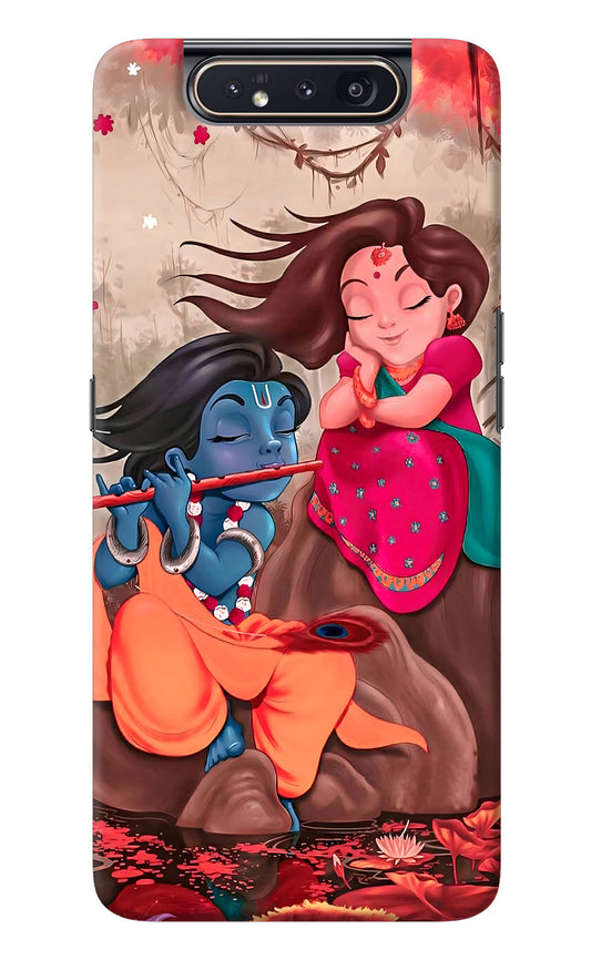 Radhe Krishna Samsung A80 Back Cover