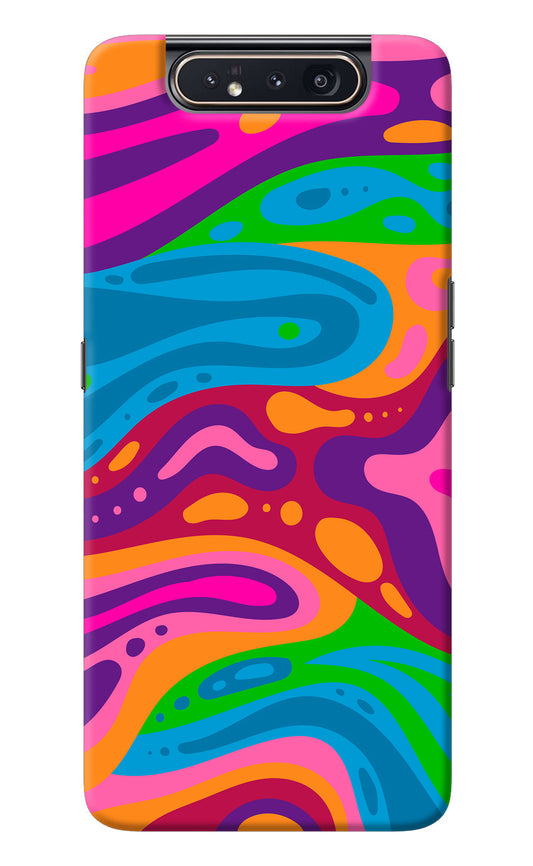 Trippy Pattern Samsung A80 Back Cover