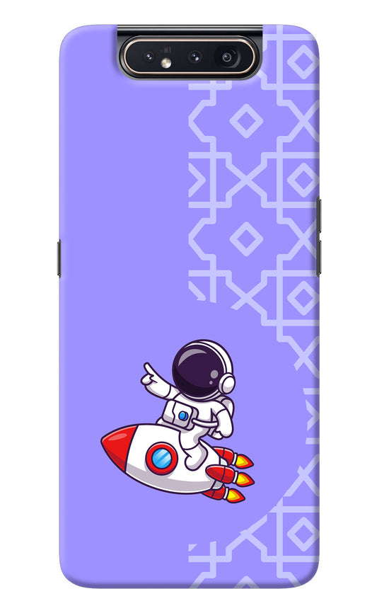 Cute Astronaut Samsung A80 Back Cover