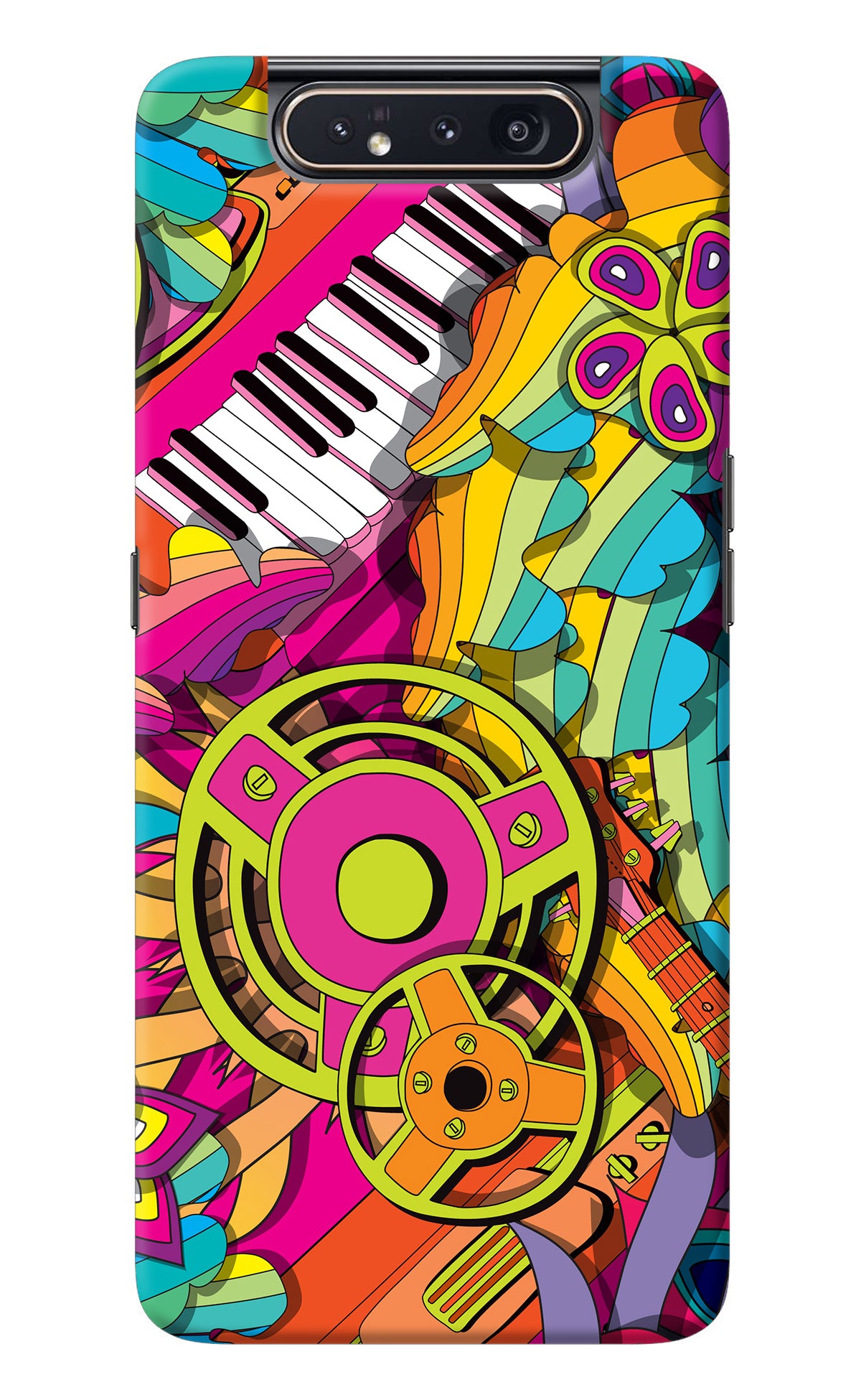 Music Doodle Samsung A80 Back Cover