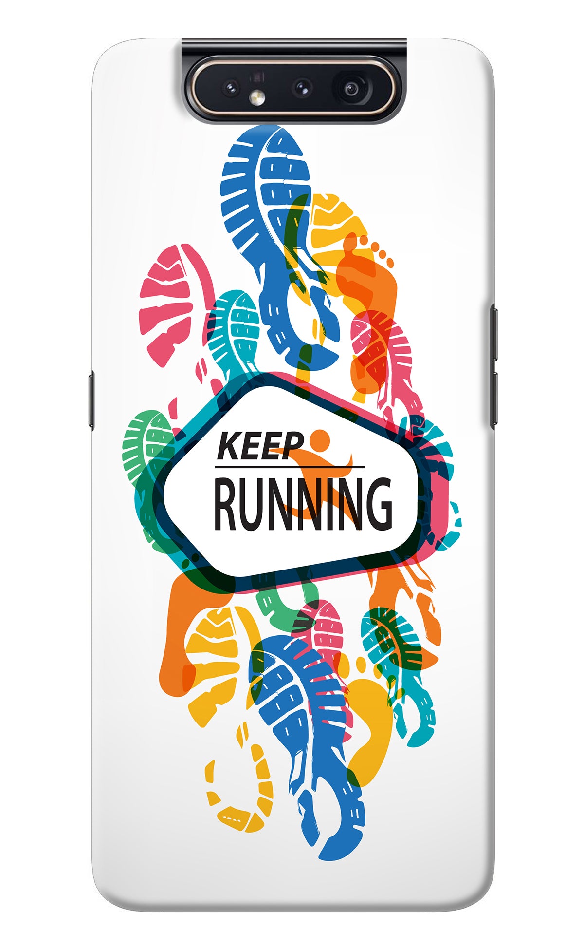 Keep Running Samsung A80 Back Cover