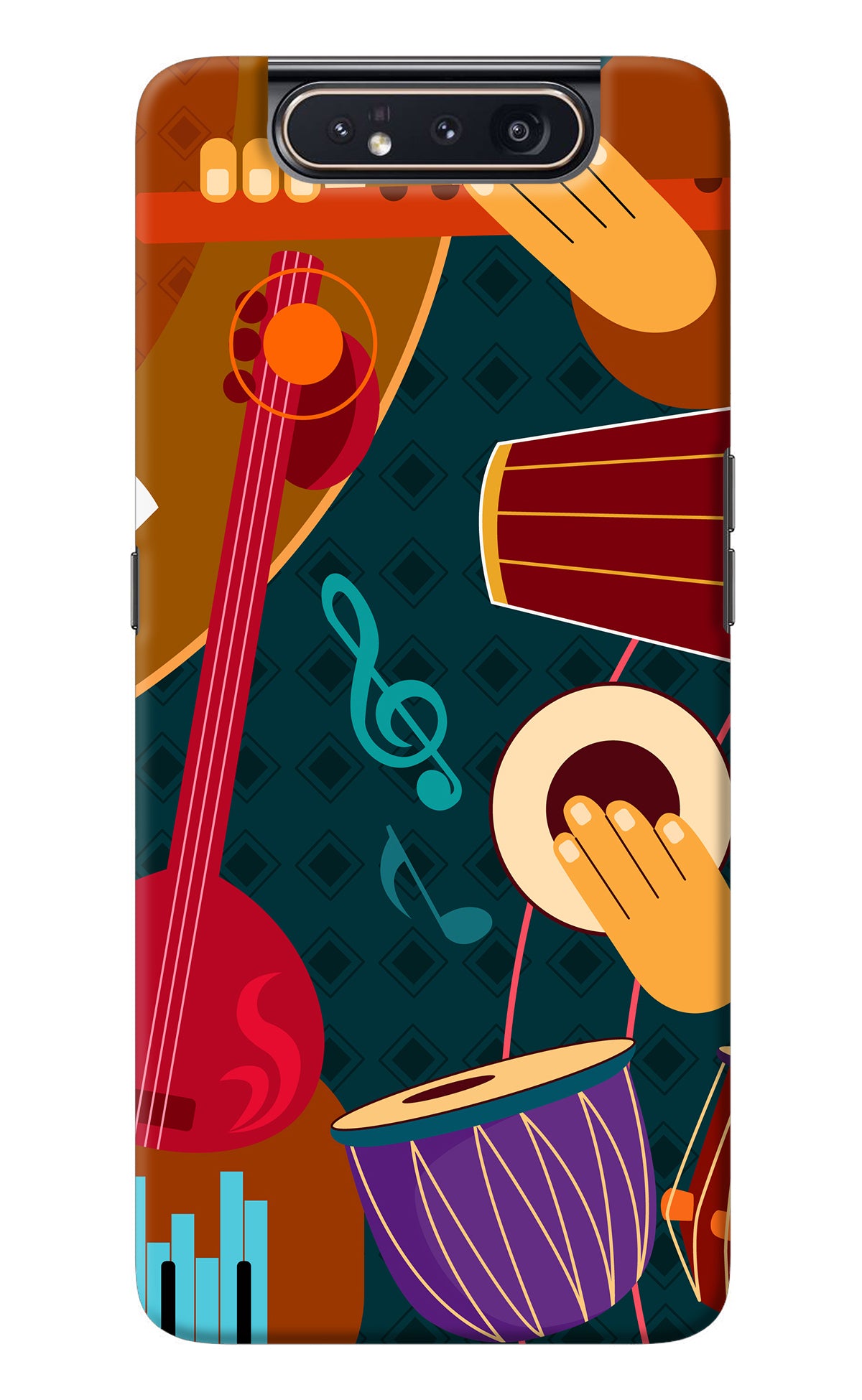 Music Instrument Samsung A80 Back Cover