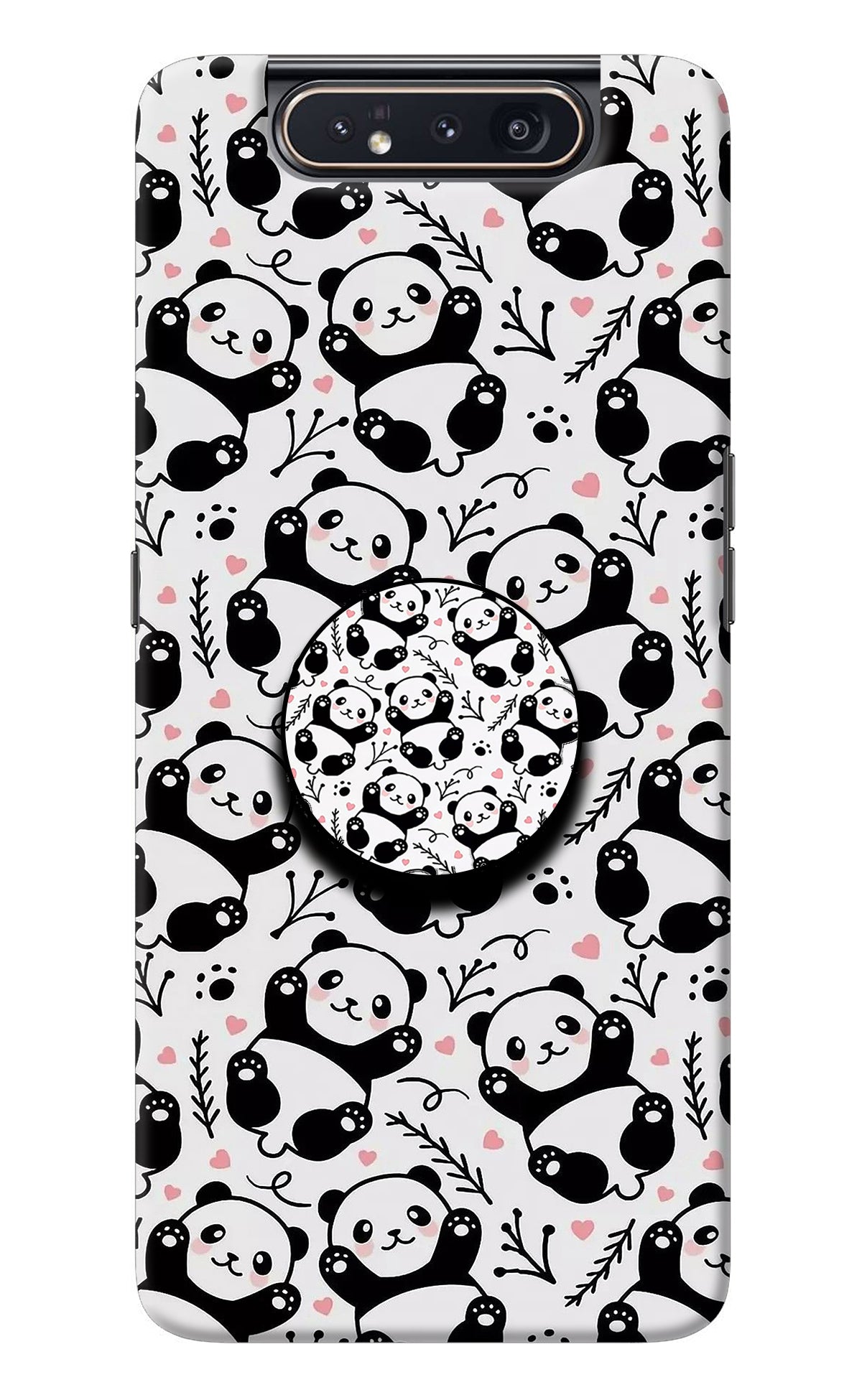 Cute Panda Samsung A80 Pop Case